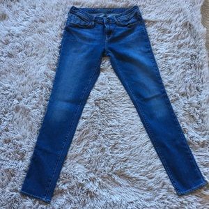 Mavi Gold Alexa Mid-rise super skinny.  Size 29.